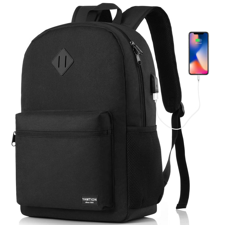 YAMTION Rucksack Laptop Herren Rucksack Damen,Schulrucksack Jungen Teenager Schultasche Mädchen Schu
