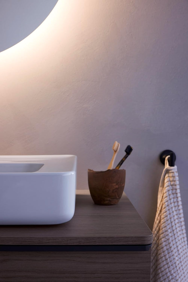 Duravit Handtuchhaken Starck T, Wandmontage, Schwarz Matt für 1 Handtuch Schwarz Matt, für 1 Handtuc