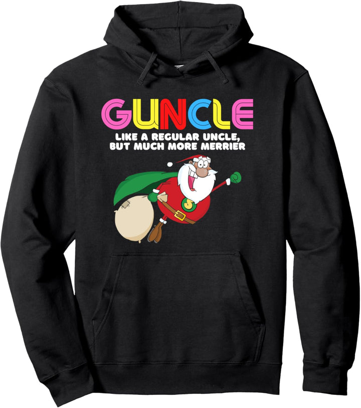 Funny GUNCLE - Gay Uncle Holiday Christmas Pullover Hoodie