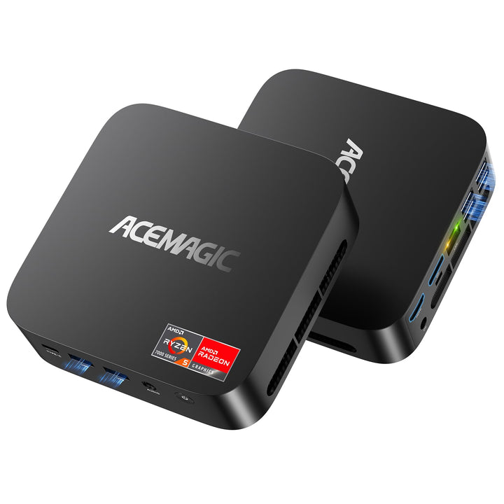 ACEMAGICIAN AM06 Pro Mini PC, AMD Ryzen 7 5800U (8C/16T, bis zu 4.4Ghz),32GB DDR4 512GB M.2 SSD Mini
