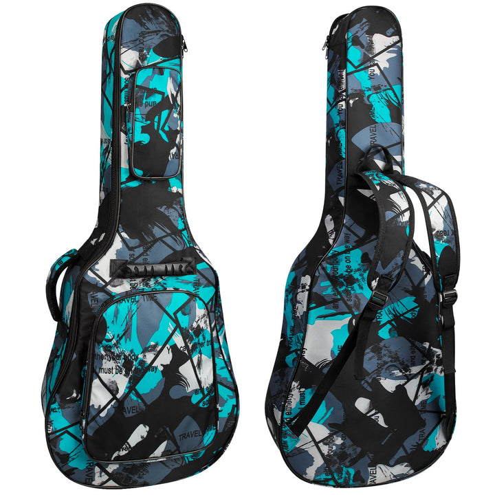 Gitarrentasche Full Size, 39 40 41inch Akustikgitarre Gig Bag, 15mm dick gepolstertes Gitarrenetui w