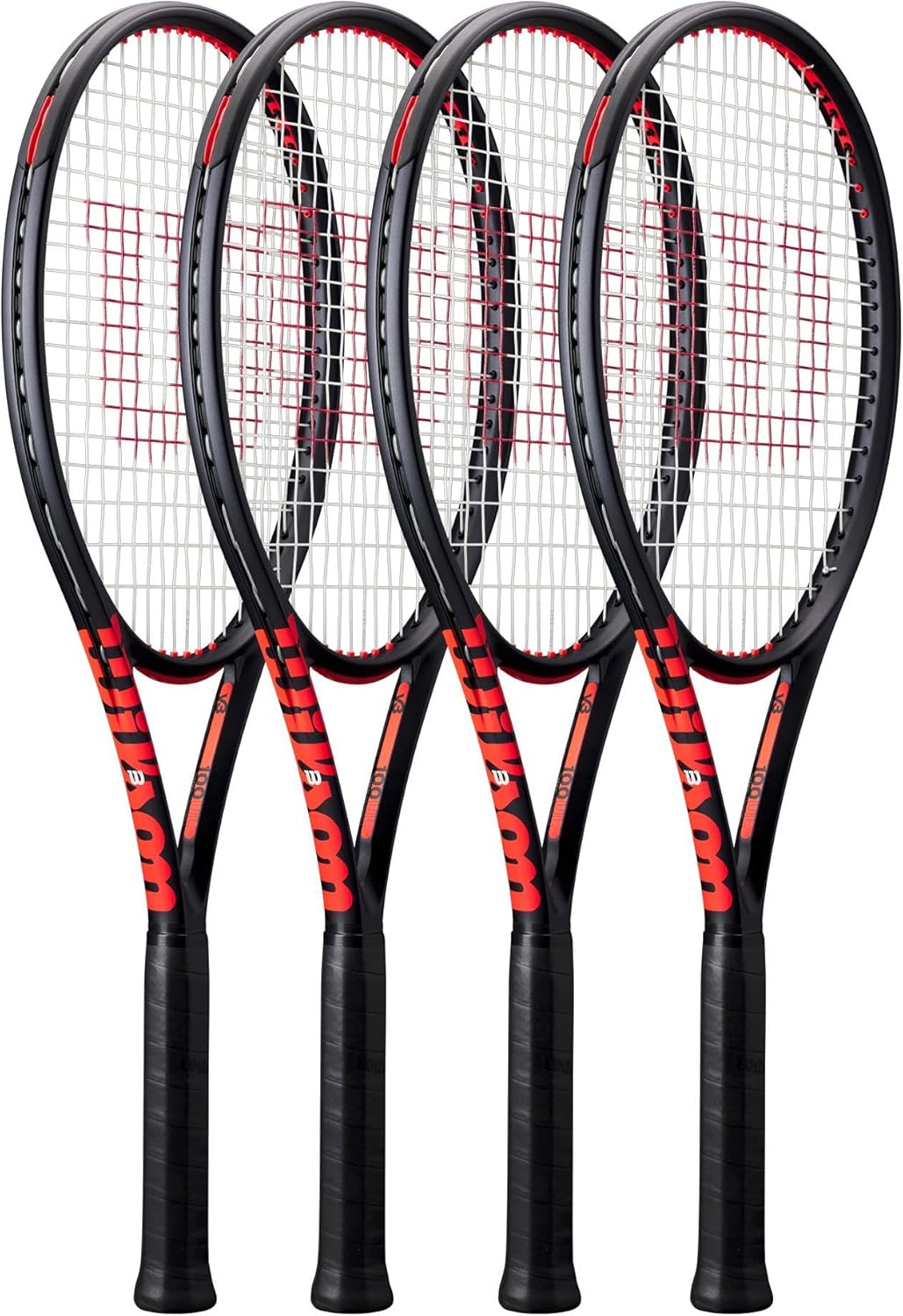 Wilson Clash 100UL V3 Tennis Racket 4-1/8" (1) Schwarz, 4-1/8" (1) Schwarz