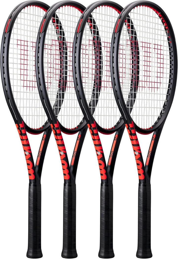 Wilson Clash 100UL V3 Tennis Racket 4-1/8" (1) Schwarz, 4-1/8" (1) Schwarz