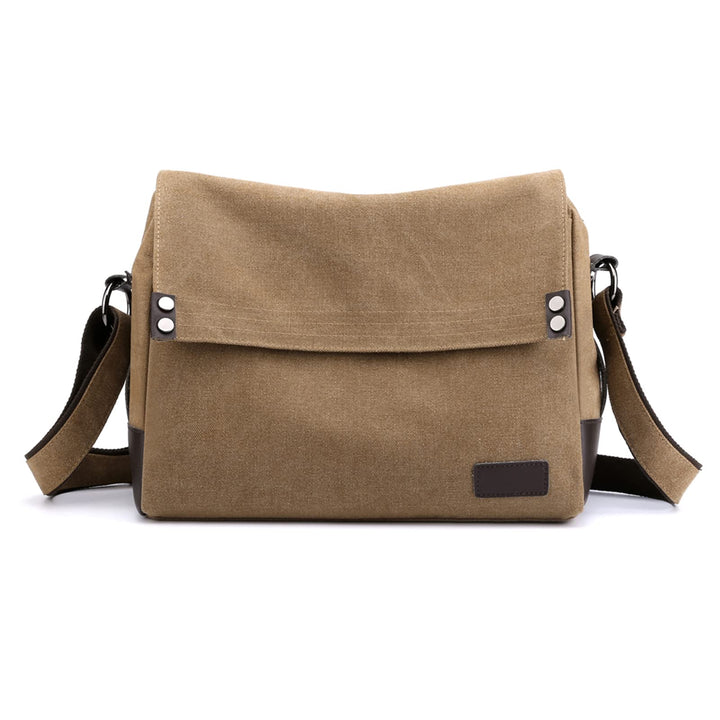 CORIOS Herren Umhängetaschen Canvas Schultertasche Laptoptasche für 13.3 Zoll Notebook Lehrertasche