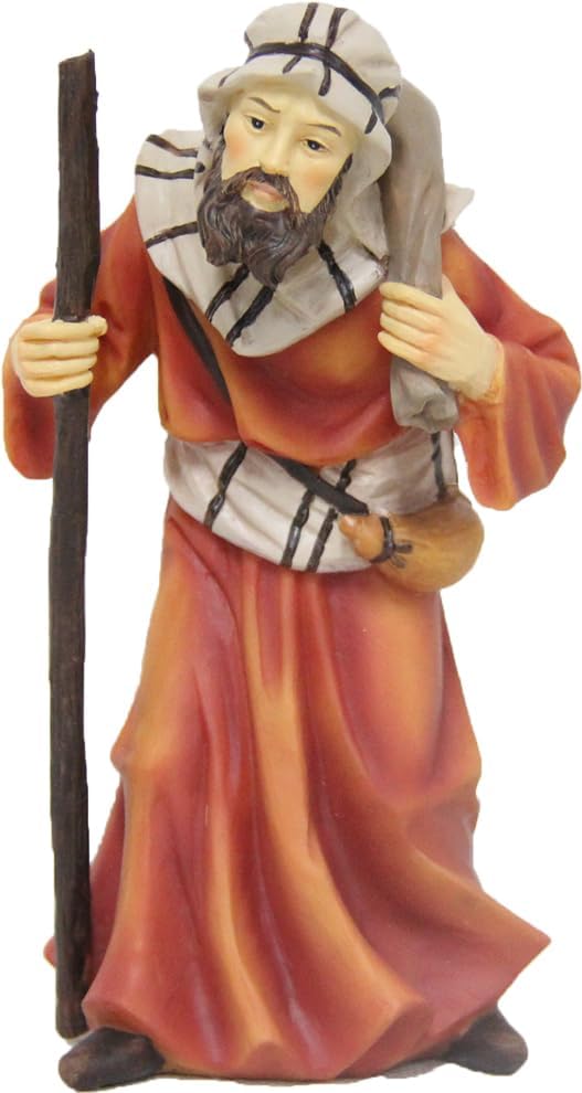 FADEDA Kameltreiber/Höhe:15 cm/handbemalt/detailgetreue Krippen Figuren - Weihnachten Tisch Dekorati