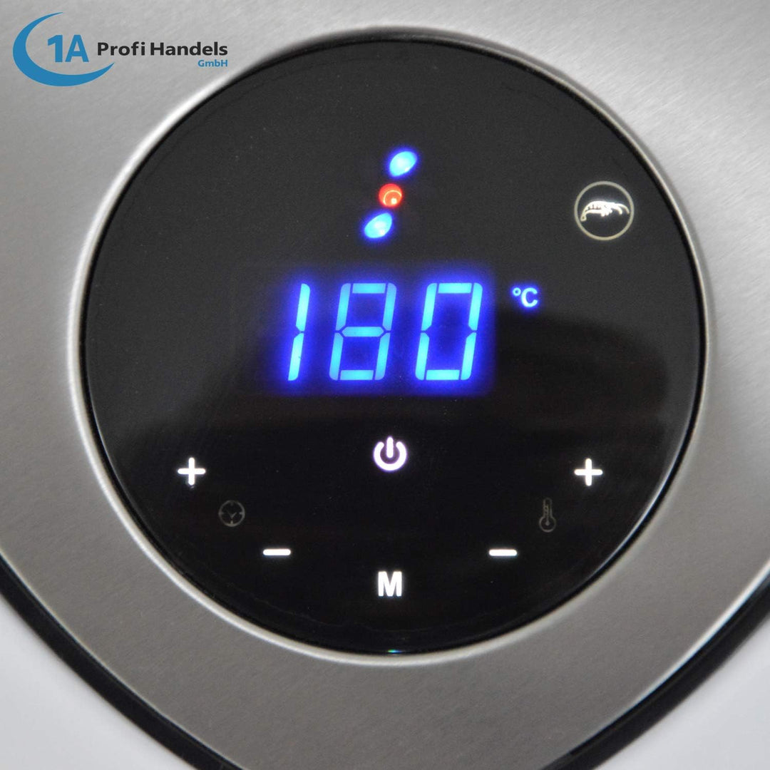 FRITTEUSE OHNE FETT HEISSLUFT-FRITTEUSE DIGITAL MULTI FRITTEUSE HEISSLUFT ECO-AIR-PROFI DC-1400W-1 w