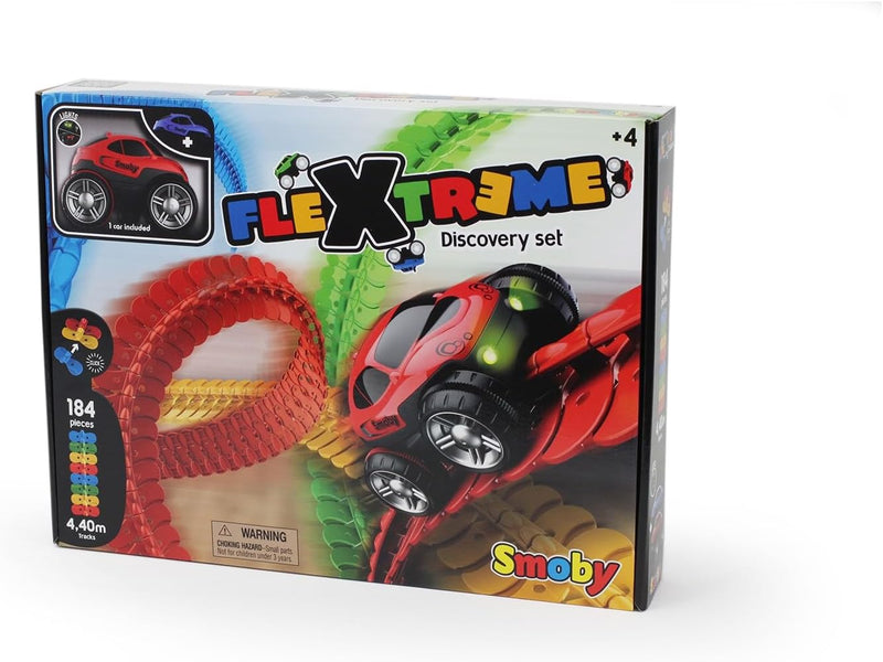 FleXtreme Discovery Set - Autostrecke - 4,40 Meter lang - SMOBY FleXtreme : Entdeckungs-Set