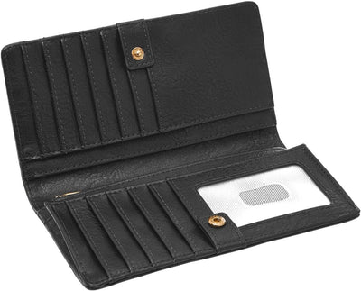 Fossil Geldbörse für Damen – Liza Eco Leder Slim Bifold, SL7891G001 – 17,1 cm L x 2,5 cm B x 9,5 cm