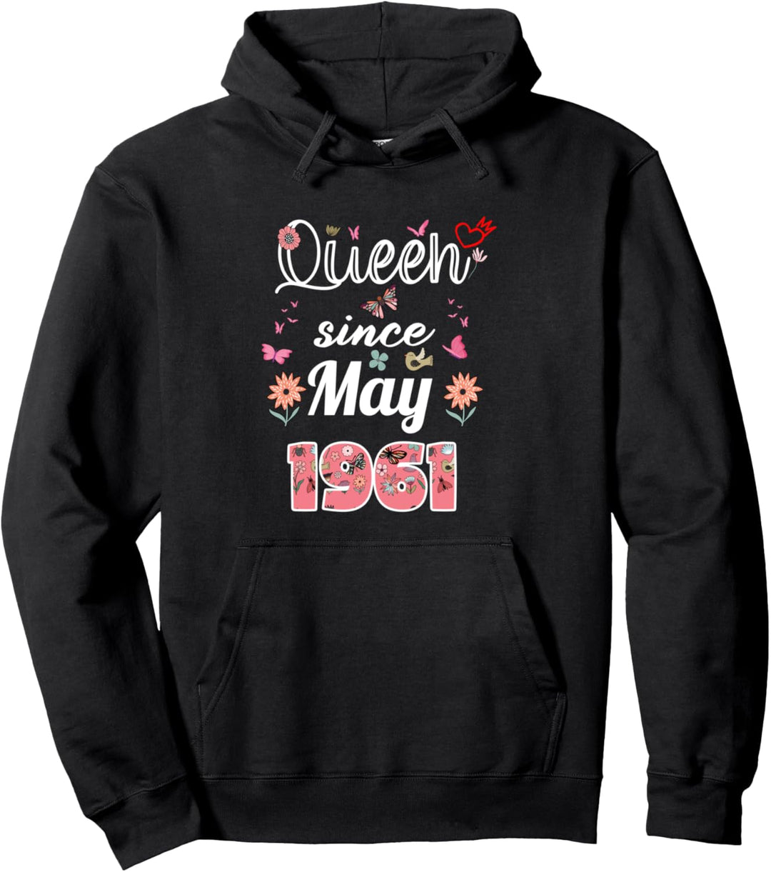 Grossartig seit Mai 1961 Blumen 1961 Mai Geburtstag Pullover Hoodie