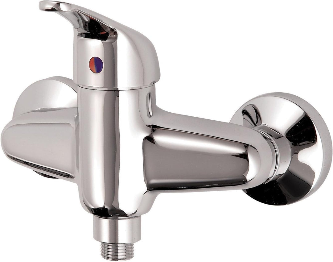 AquaSu Einhandmischer Picco für Brause | Chrom | Wasserhahn | Einhebelmischer, Brause