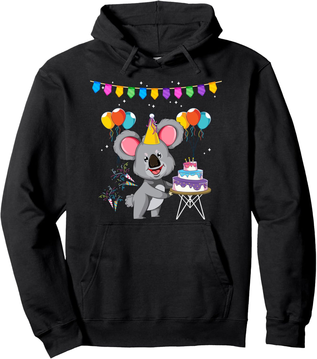 Party Koala Ballon Australien Zoo Tier Kinder Geburtstag Pullover Hoodie