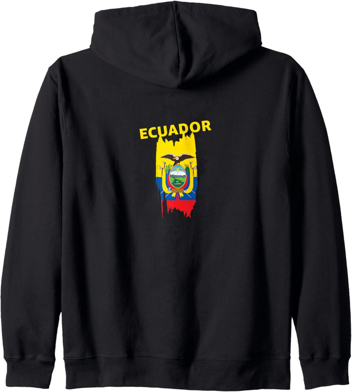 Flagge Ecuador Kapuzenjacke