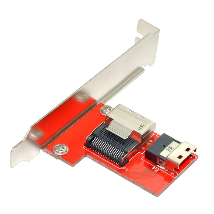 ChenYang CY Slimline SAS SFF-8654 PCI-Express 4.0 auf Mini SAS SFF-8087 PCBA-Buchsenadapter mit Halt