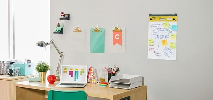 Post-it Super Sticky Big Notes, 11 In x 11 in, Sticky Notes, 30 Sheets Per Pad, 1 Pad (BN11O), Neon