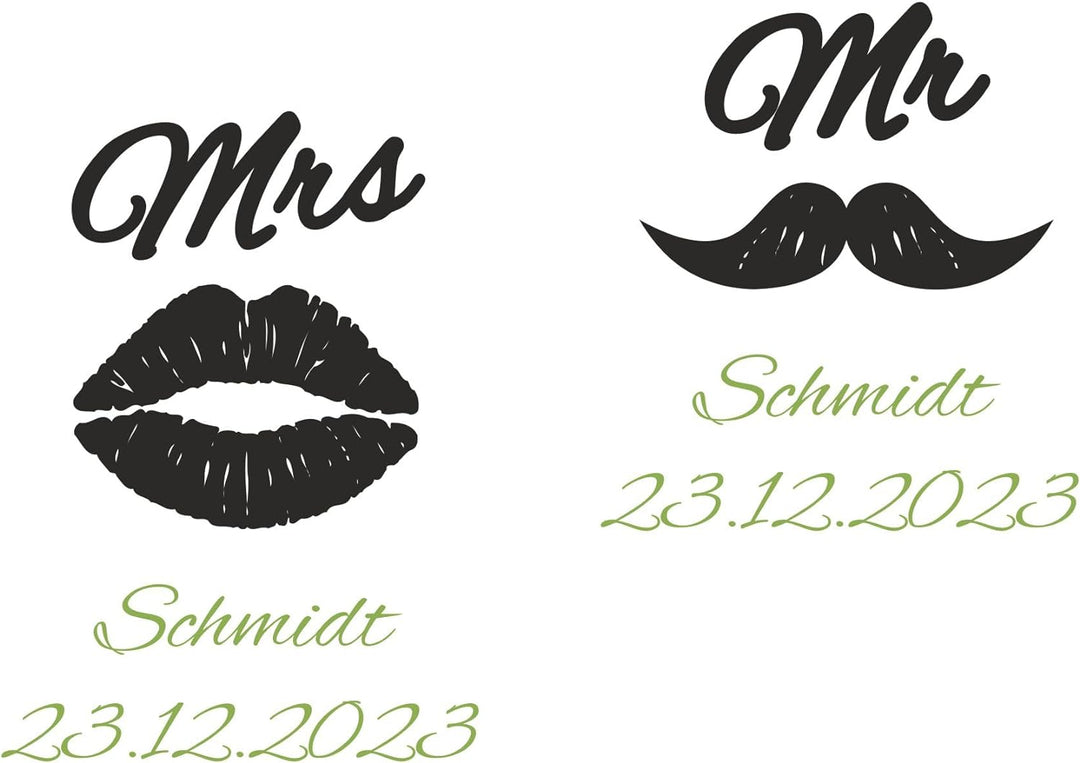Geschenk zum Valentinstag – Wein Geschenksets – Weinglas mit Gravur 370ml – Hochzeitsgeschenke – Ges
