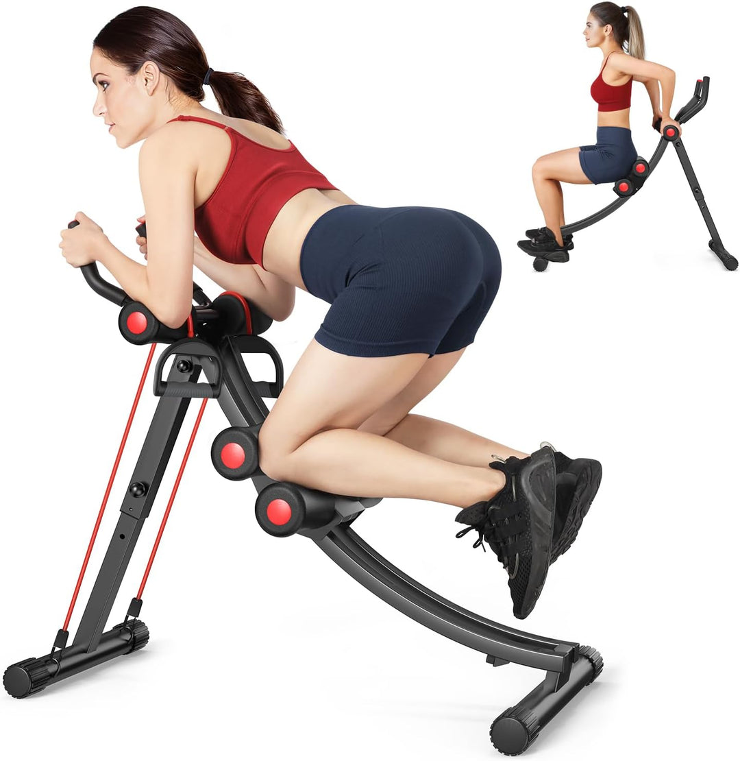Bauchmuskelmaschine, verstellbare Bauchmuskel-Trainingsgeräte für Heim-Fitnessstudio, faltbare Bauch