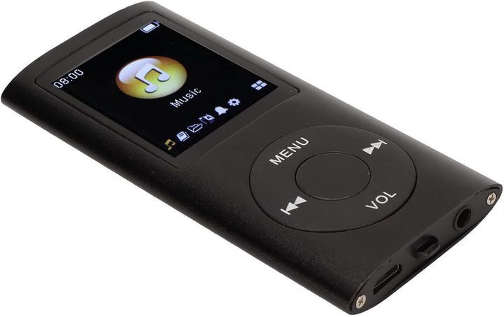 MP3 Player, Digitaler MP4-Player Tragbarer Musikplayer mit Kopfhörer, Unterstützt Bis zu 64 GB TF-Ka