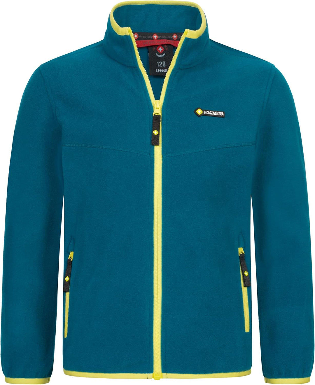 Höhenhorn Leggon Kinder Fleece Jacke Jungen Mädchen Full Zip Outdoor Freizeit 116 Türkis/Grün, 116 T