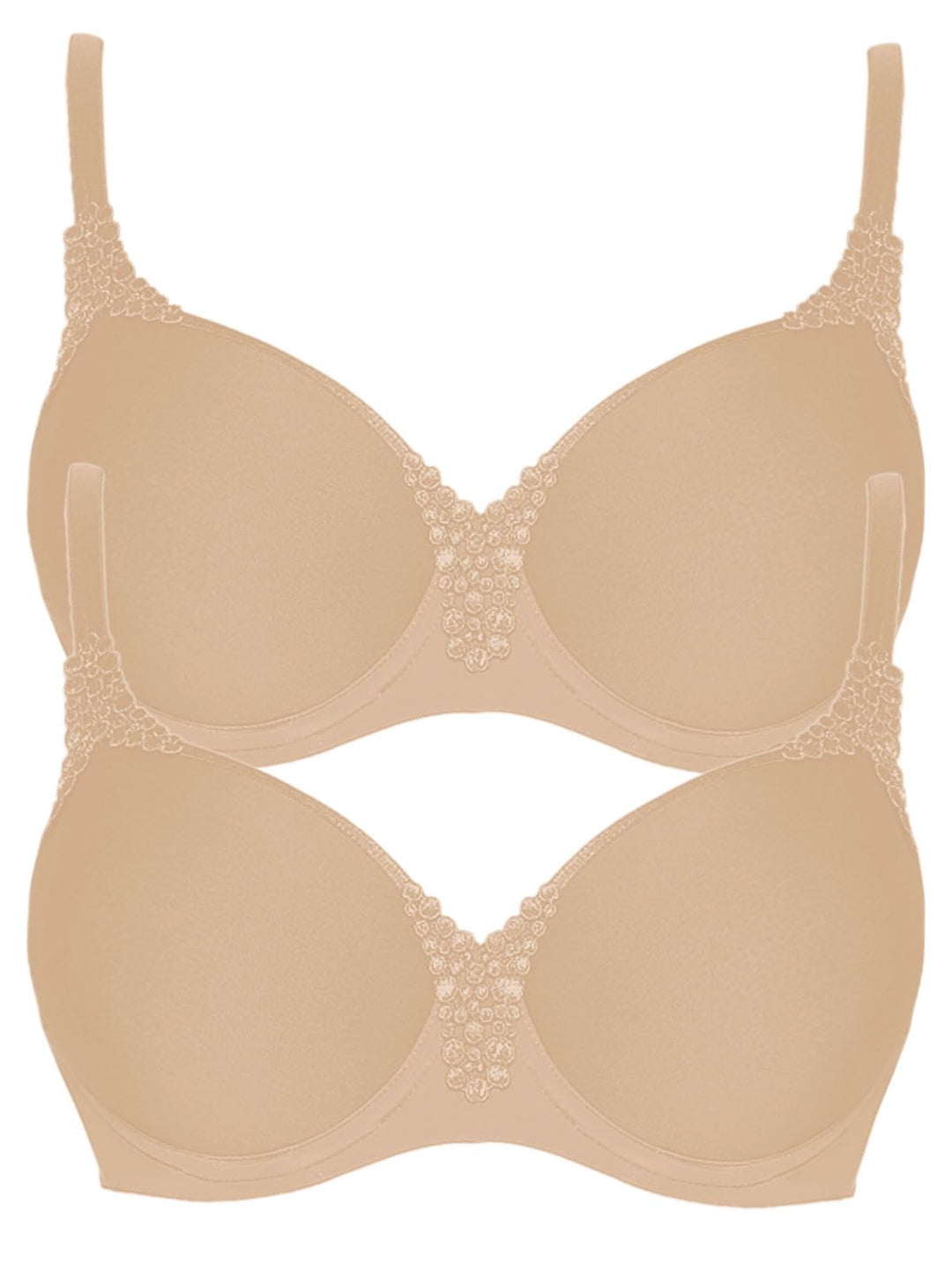 VIANIA! 2er Pack Spacer Bügel BH Carola 151414 70D Nude, 70D Nude