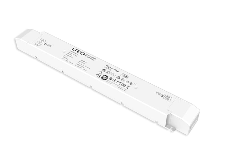 LIGHTEU®, 150 W 24 V DC 6,25 A TRIAC LED dimmbares Treiber-Transformator Netzteil, 3 in 1 Unterstütz