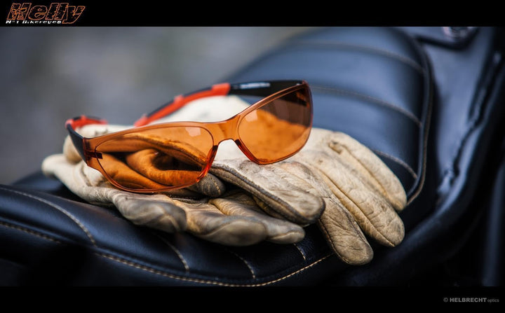 HELLY® - No.1 Bikereyes® | Bikerbrille, Motorrad Sonnenbrille, Motorradbrille | beschlagfrei, winddi