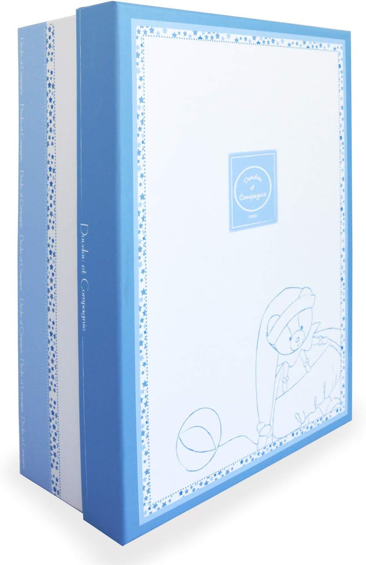 Unbekannt DC2716 Schmusetuch, Cartoon, blau, Baby