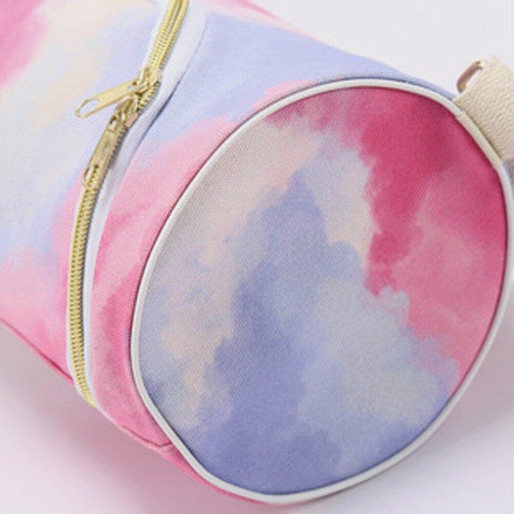 Yoga-Tasche, Aufbewahrungstasche Doppeltem Reissverschluss, Yogamatten-Tasche Verstellbarem Schulter