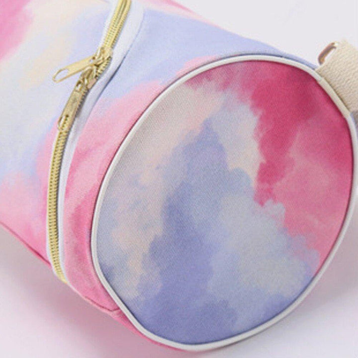 Yoga-Tasche, Aufbewahrungstasche Doppeltem Reissverschluss, Yogamatten-Tasche Verstellbarem Schulter