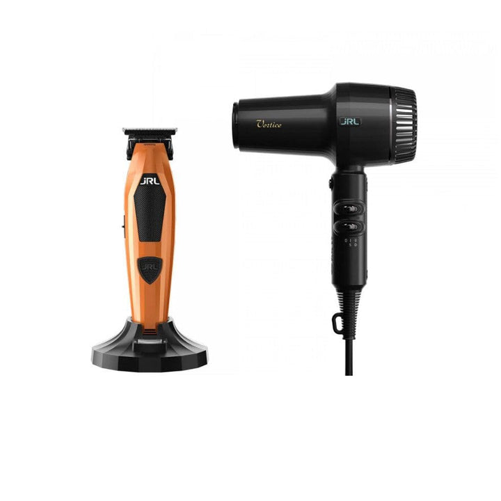JRL Diamante, Profi Haarschneider, Barber, Trimmer, Haartrockner, Vortice, Friseur Set, Schwarz, Pro