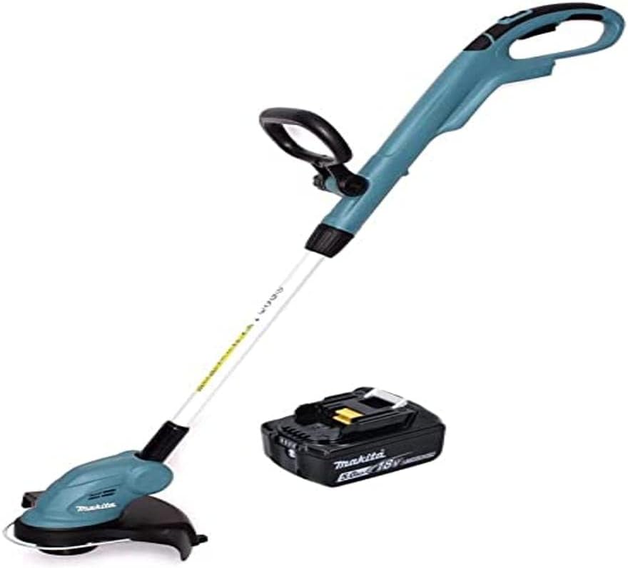 Makita DUR 181 18 V Li-Ion Akku Rasentrimmer + 1 x BL 1850 5,0 Ah Akku