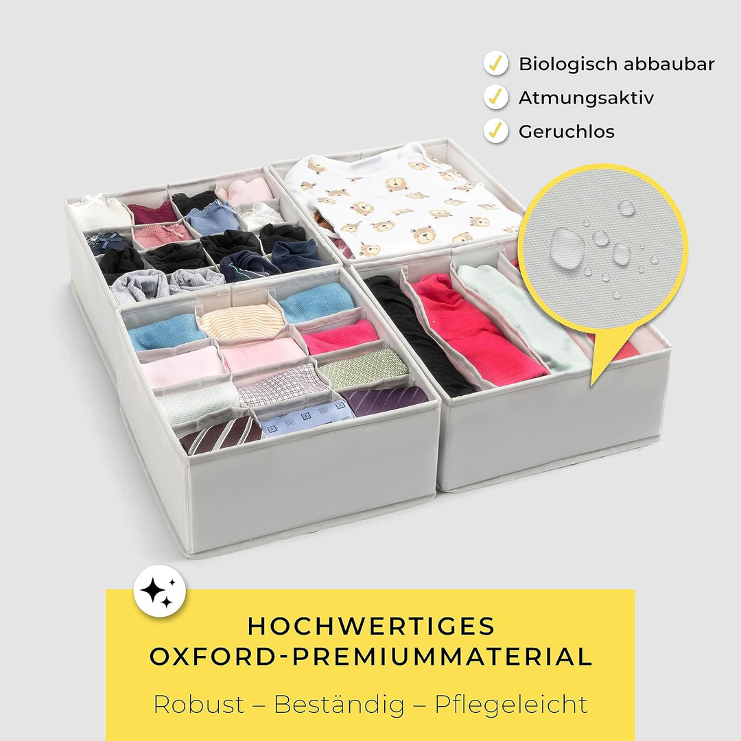 HOMENDO® Organizer für IKEA PAX Schrank – optimierte Fächer, abwaschbar, biologisch abbaubarer Premi
