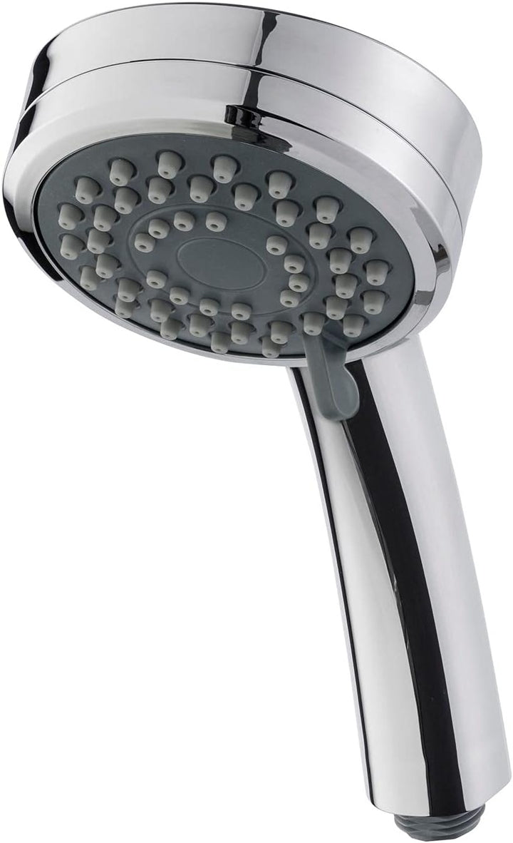 Triton Duschkopf, 3 Strahlarten, verchromt Chrome, Chrome