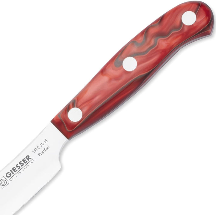 GIESSER seit 1776 - Made in Germany - Spickmesser 10 cm Red Diamond, PremiumCut Office No 1, Officem