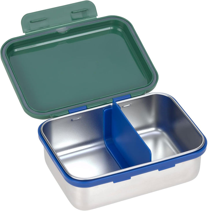 LÄSSIG Kinder Brotdose Edelstahl Lunchbox Frühstücksbox Nachhaltig Kindergarten Schule/Lunchbox Stai