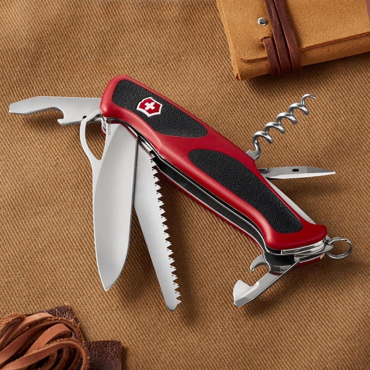 Victorinox, Schweizer Taschenmesser, Ranger 79 M, Multitool, 12 Funktionen, Klinge, gross, Dosenöffn