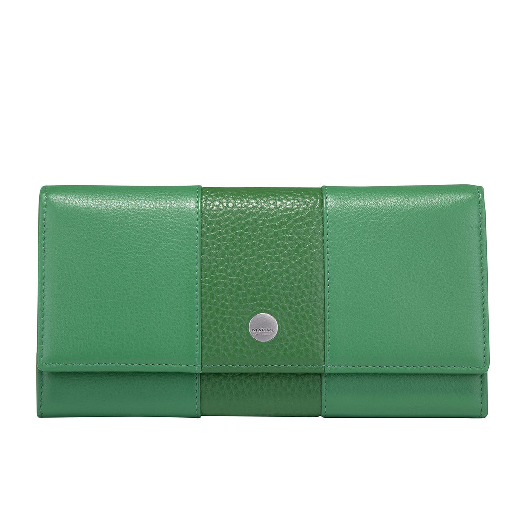 Maitre - auen diedburg purse lh10f castlerock 18,5X10X3 Farbe:grün / Material:polyester,leather, 18,