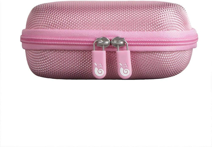 Hermitshell Hartschalen-Reiseetui für JBL Go 4 / JBL GO 3 Wasserfester, tragbarer Lautsprecher (Rosa