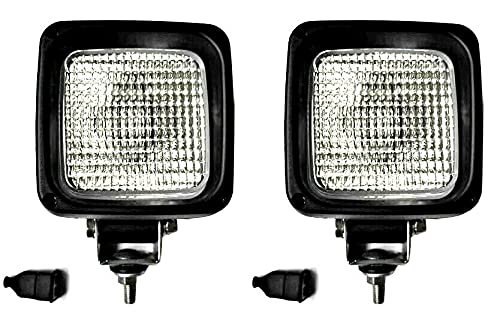 MelTruck Mlx 2x H3 Arbeitsscheinwerfer Halogen Zusatzscheinwerfer 12V 24V mit Glühbirnen 12V
