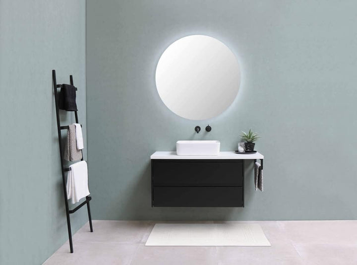 HomeLife Badezimmerteppich Weiss, 60X90 - Badematte saugstark - Maschinenwaschbarer Badteppich - Bad