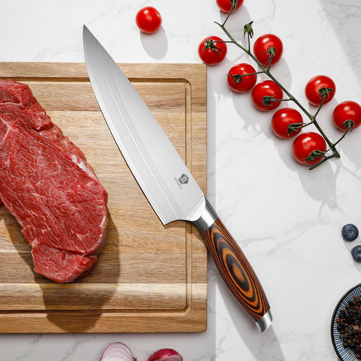 WILDMOK Profi Kochmesser Küchenmesser 20,6cm Messer Chefmesser Allzweckmesser aus Deutscher Edelstah
