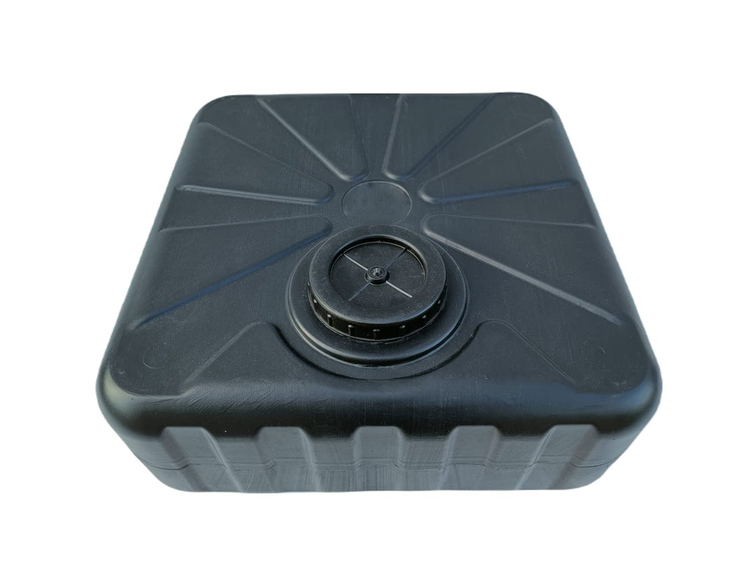 Varile 75L Gartendusche aus PE inkl. Duschkopf aus Plastik, Solardusche