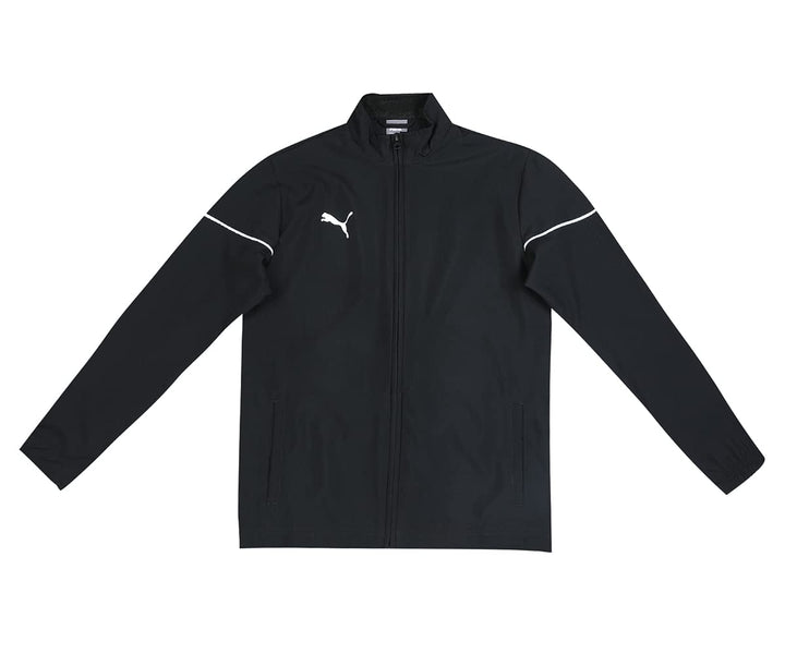 PUMA Jungen Teamrise Sideline Jacket Jr Sweatshirt 128 Puma Black-Puma White, 128 Puma Black-Puma Wh