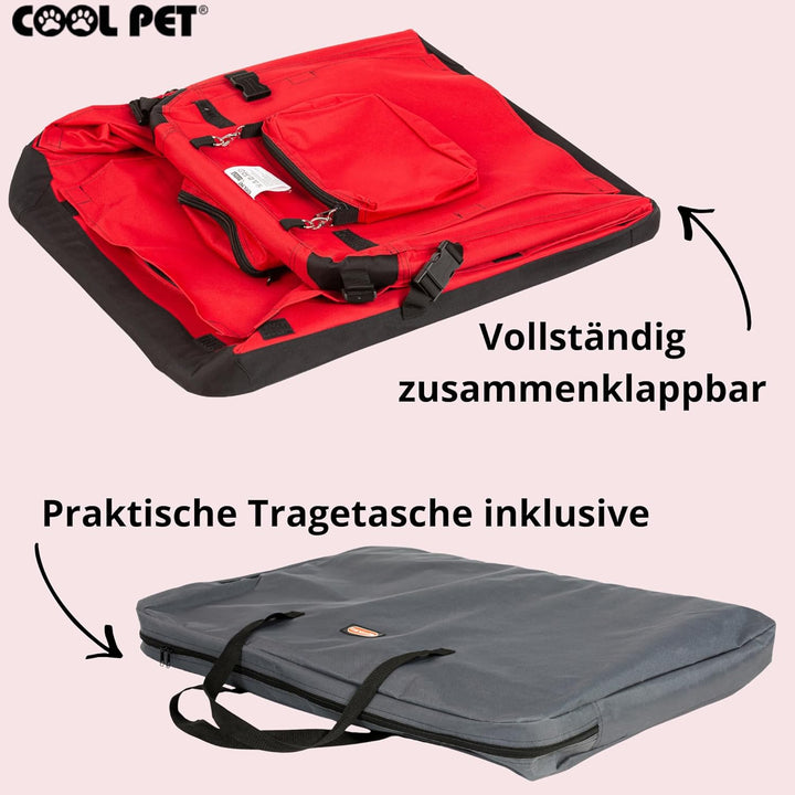 Hundetransportbox 102 * 69 * 80cm 3XL, Autotasche, Autobox, Hundebox, Faltbare Transportbox, Box für
