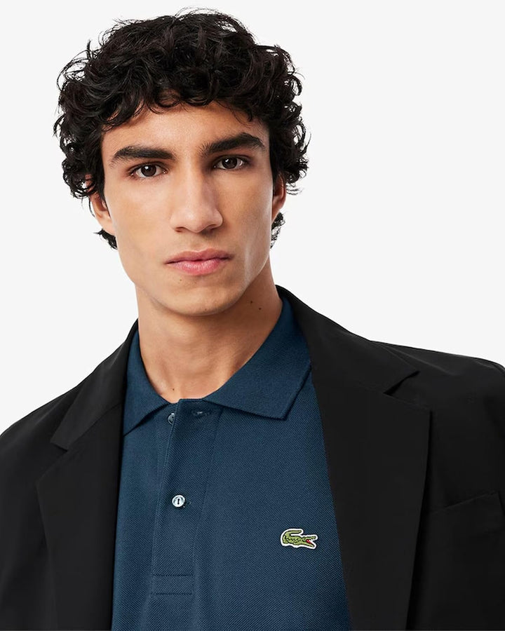 Lacoste Herren Polo-Shirt Kurzarm PH4012, Männer Polo-Hemd,2 Knopf,Slim Fit M Falcon, M Falcon
