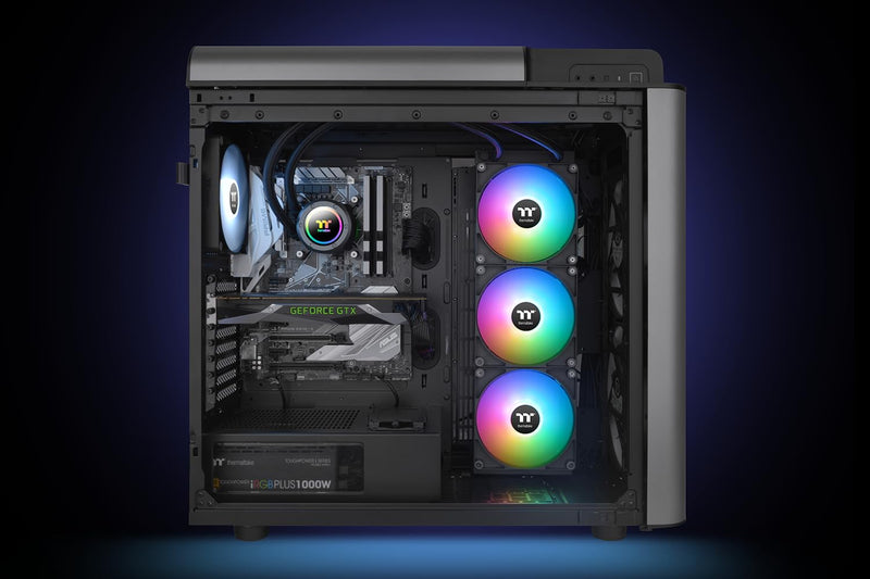 Thermaltake TH420 V2 ARGB Sync CPU Liquid Cooler All-In-One 420mm ARGB Black, 420mm ARGB Black