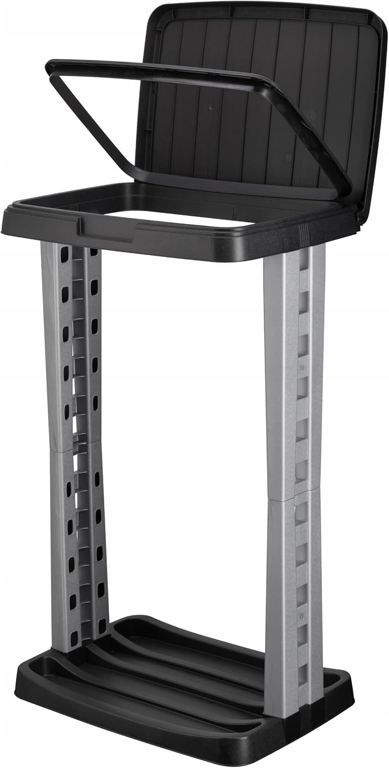 gardivo Müllsackstander universal, zusammenklappbar 70-120L. Müllbeutelhalter zur Mülltrennung und z
