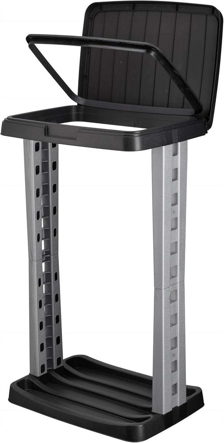 gardivo Müllsackstander universal, zusammenklappbar 70-120L. Müllbeutelhalter zur Mülltrennung und z