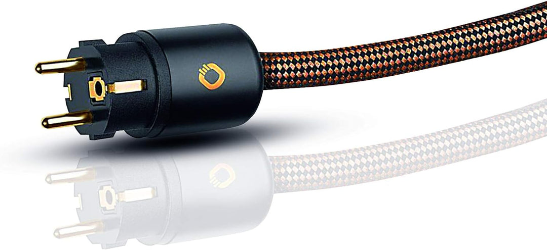 Oehlbach XXL Powercord - High End Stromkabel - HPOCC Netzkabel mit 4mm² Innenleiterquerschnitt & 2-F