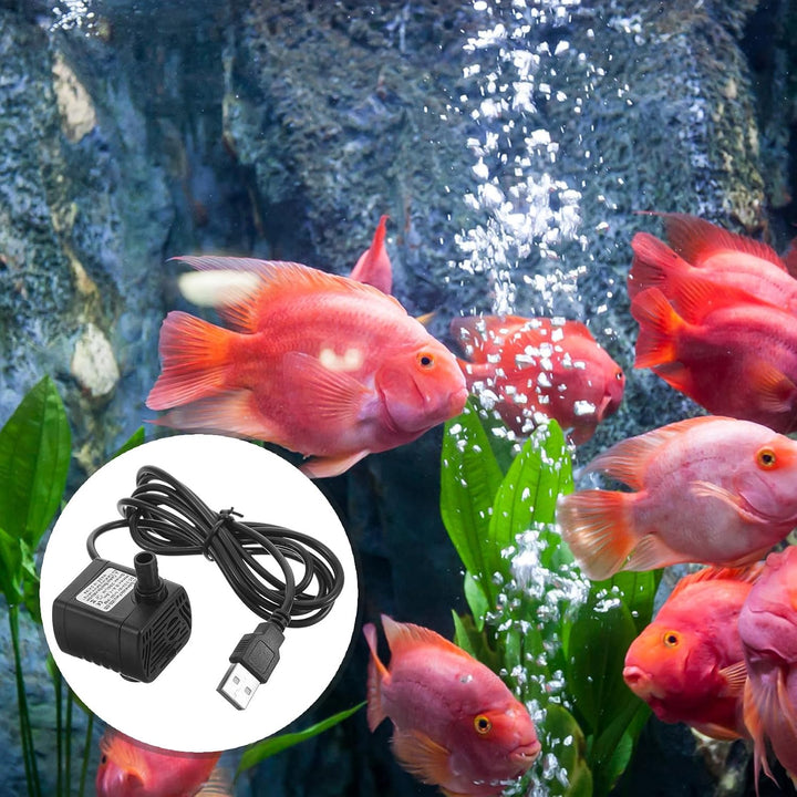 Springbrunnenpumpe für Teich und Aussenbereich, Kunststoff Schwarz