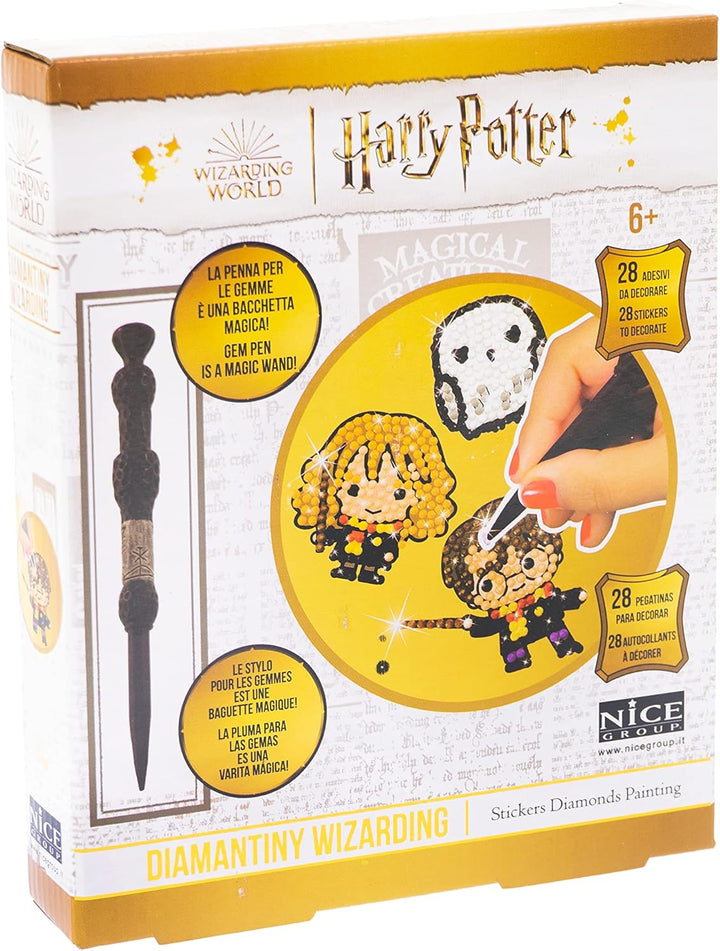 DIAMANTINY Harry Potter – Wizarding Deco Stickers – Kreieren Sie das Mosaik, Crystal Art, Diamond Pa